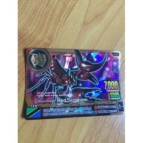 Jual [Ori / Asli] Kartu Koleksi Animal Kaiser Red Scorpion (gold