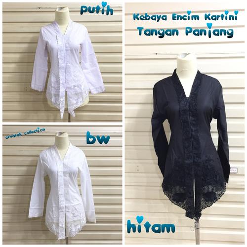 Foto Produk Kebaya Encim 0011 Tangan Panjang | Kebaya Kartini Seragam Sekolah dari Ervatek Collection