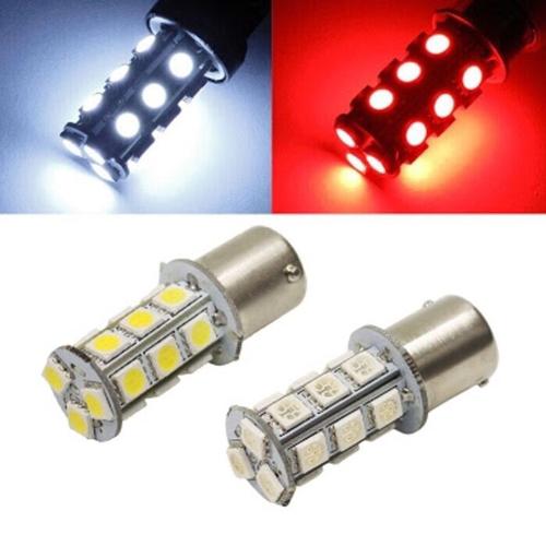 Foto Produk Lampu LED Rem Stop Bayonet 18 Mata Strobo Kedip Mobil Motor Kaki 2 DC dari TejaMart
