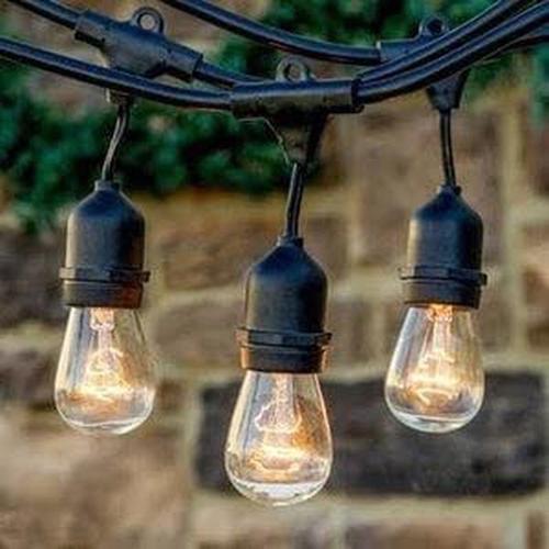 Foto Produk Kabel fiting lampu cafe gantung 10m 10 m dekorasi outdoor fitting dari wewe - electric