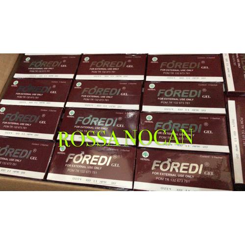 Gambar FOREDI GEL ORIGINAL harga 1 sachet - 1 box isi 3 sachet dari Rossa Nocan Jakarta Barat Tokopedia