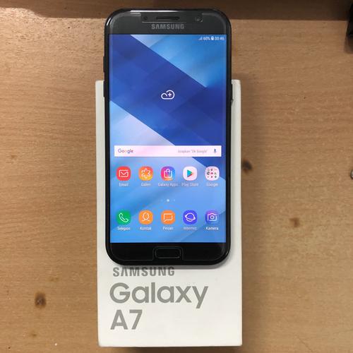 Foto Produk Samsung Galaxy A7 2017 Black Super Mulus Garansi SEIN fullset dari gadgetgeex
