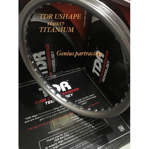 Gambar VELG TDR USHAPE TITANIUM 160 RING 17 dari genius.partracing Jakarta Barat Tokopedia