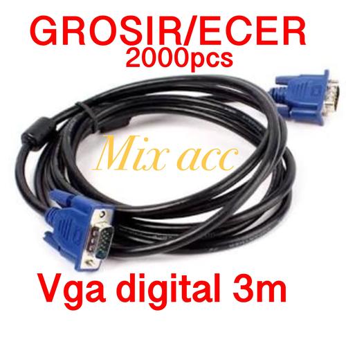 Gambar KABEL VGA 3M / VGA 3 METER / VGA 3 M DIGITAL dari Mix acc88 undefined Tokopedia