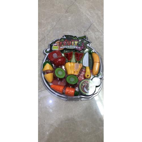 Foto Produk Fruits House Set Mainan Buah dan Sayur Potong Slash Fruit Edukasi Anak dari Lumi Toys