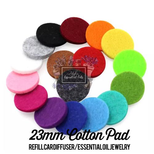 Foto Produk 23mm Cotton Pad Refill Car Diffuser/Essential Oil Jewelry dari Alpha Essential Oils