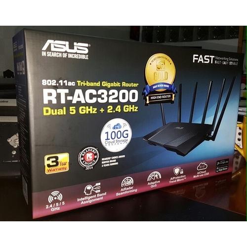 Foto Produk Tri-Band Wireless-AC3200 Gigabit Router Asus RT-AC3200 dari NJ Computer