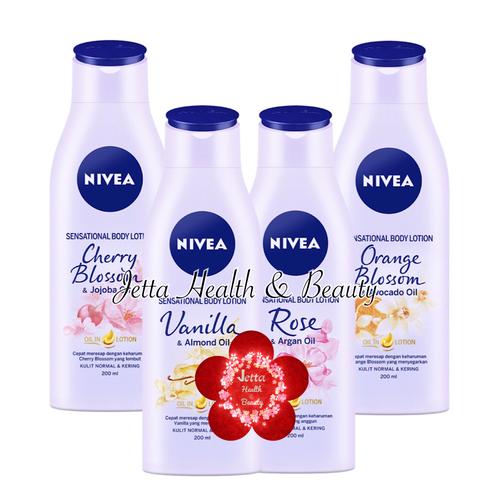 Jual NEW Nivea Oil in Lotion Vanilla and Almond Oil Body Lotion 200ml