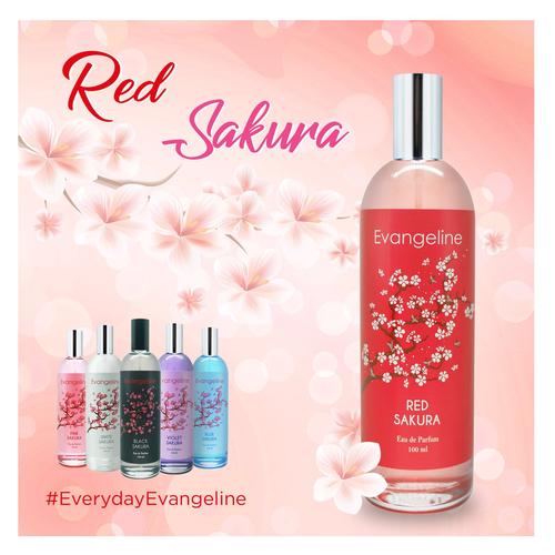 Foto Produk Evangeline Sakura Red Sakura Eau De Parfum 100ml dari Evangeline Parfum