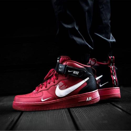 Jual Nike Air Force 1 Mid '07 Lv08 Utility Red Sneakers Sepatu Jalan Pria -  Jakarta Utara - Speededdy101 | Tokopedia