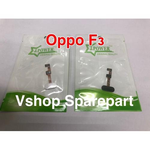 Foto Produk Flexibel Flexible Home Finger Oppo F3 R9S+ white - Putih dari vshop sparepart