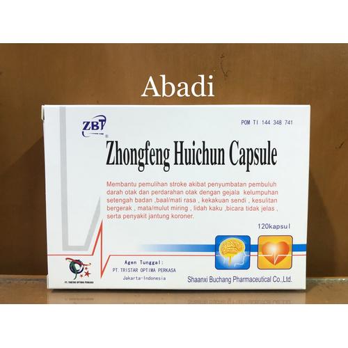 Gambar Zhongfeng Huichun Capsule - Obat Stroke dari Abadi Medan Kota Medan Tokopedia