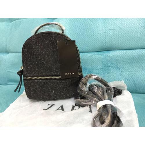 zara backpack glitter