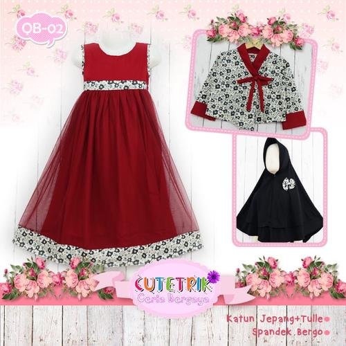 Jual Gamis tutu anak/gamis pesta anak 