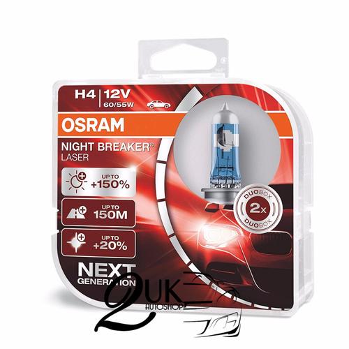 Foto Produk Lampu Mobil OSRAM NBR / NBL / NL NIGHTBREAKER LASER NEXT GEN H4 dari 2UK Autoshop