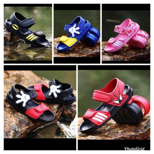 Foto Produk Sepatu sandal anak cewe cowo batman spiderman mickey (model adidas) dari Mellyphang
