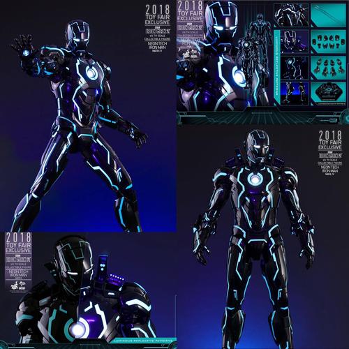 Jual Hot toys Iron man Mark IV Neon 