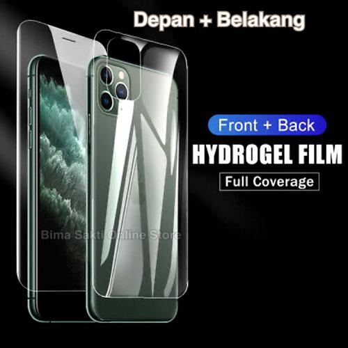 Foto Produk Iphone 11 Pro Max Anti Gores Screen Protector Hydrogel Depan Belakang dari bima sakti online store