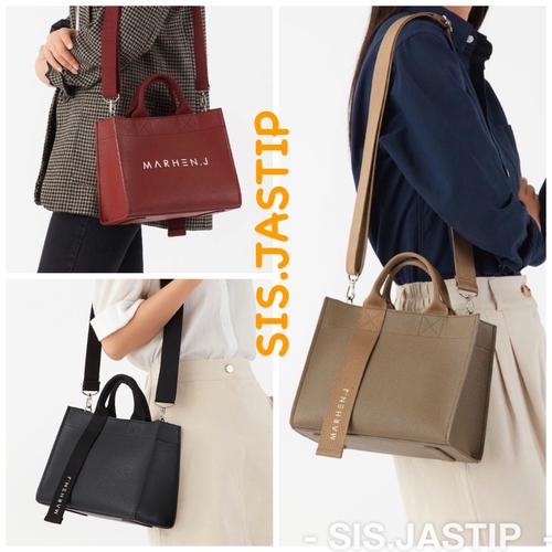 Foto Produk Marhen j cindy bag burgundy,taupe,All black - ALL BLACK dari SIS_JASTIP