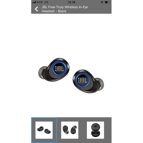 Jual JBL Free Truly Wireless In-Ear 