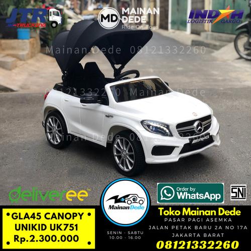Foto Produk Mainan Mobil Aki Anak Mercy GLA45 UNIKID UK733 Licensed / Lisensi dari Mainan Anak Dede