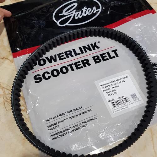 Foto Produk VAN BELT V BELT HONDA VARIO 150 PCX 150 LOKAL ASLI ORI GATES THAILAND dari Rezeki Motor 2017
