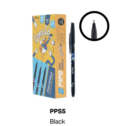 Foto Produk PIPO pen gel pps5 hot print Donald Duck isi 12pcs tinta hitam dari PIPO Pulpen