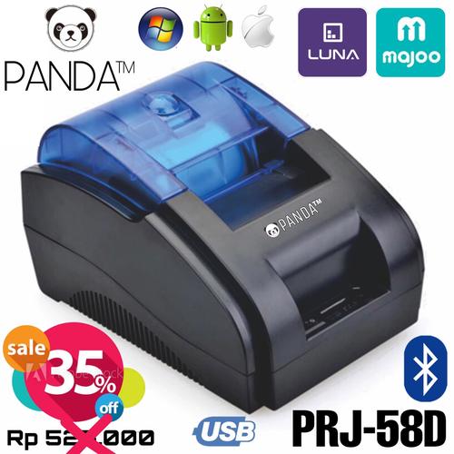 Foto Produk PRINTER KASIR/PPOB THERMAL 58MM PANDA PRJ-58D ANDROID (USB+BLUETOOTH) dari PANDA RETAIL SOLUTIONS