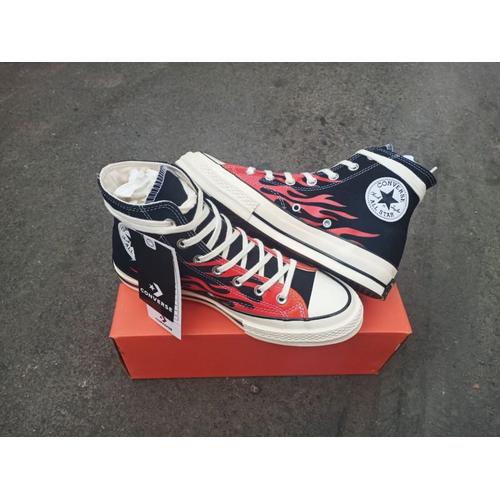 converse printed high tops