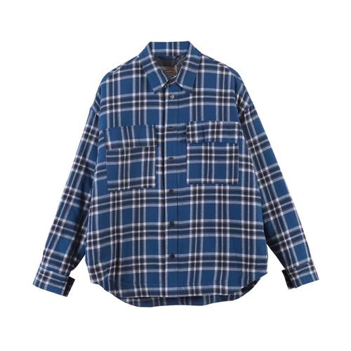 Fear Of God Tartan Blue Flannel Shirt 