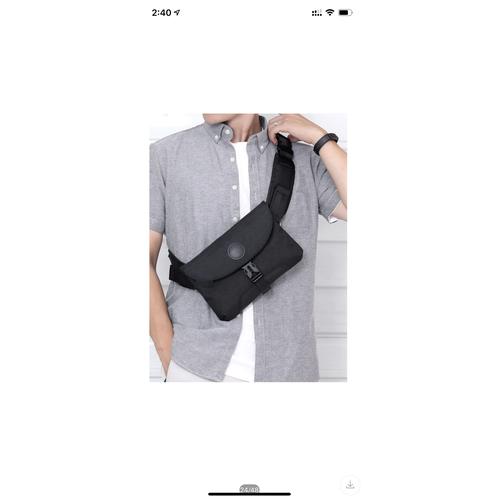 Foto Produk TAS SLING PRIA/WAIST BAG PRIA MODIS DAN BARU AMAN DARI MALING - Biru dari 4acc