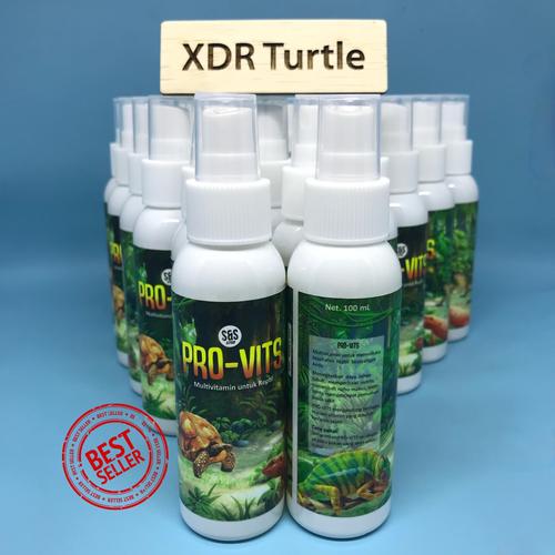 Foto Produk PRO-VIT 100ml VITAMIN MULTIVITAMIN TORTO SULCATA REPTIL dari XDR TURTLE