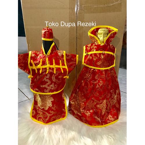 Foto Produk Sarung wine sangjit cover wine wedding dekorasi hiasan pesta dari Toko Dupa Rezeki