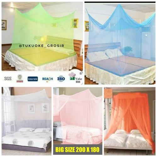 Foto Produk Kelambu Gantung Kotak Polos 180x200 Kasur No.1 Jumbo - Ungu dari tukuoke