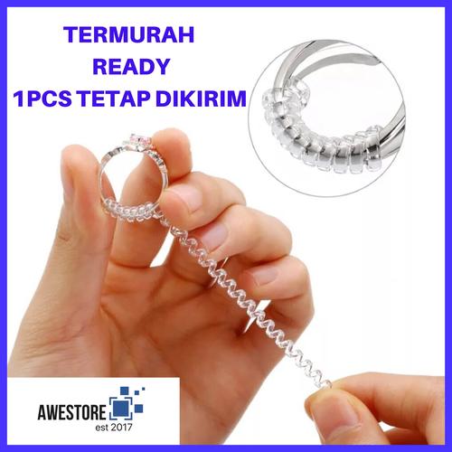 Foto Produk Pengganjal Cincin Pengecil Ukuran Spiral Ring Adjuster Resizer Bigger dari Awestore2017
