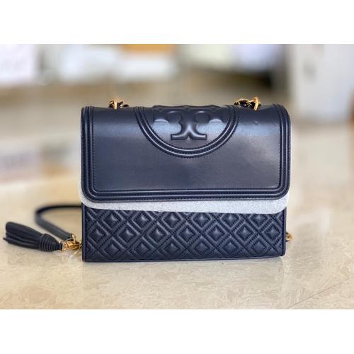 tory burch fleming navy blue