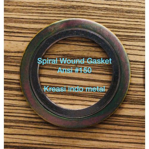 Jual Spiral Wound Gasket 2 inch ( 2” ) SWG Ansi 150 ( SS 304 CS