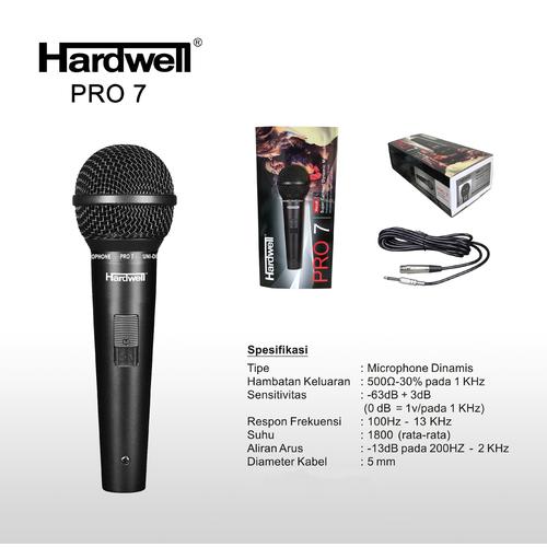 Foto Produk Mic Kabel Hardwell PRO 7 Microphone Kabel Kualitas Terbaik dari Shennheiser Shop