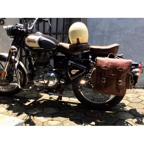 Jual Sidebag royal enfield tas kulit royal enfield tas samping
