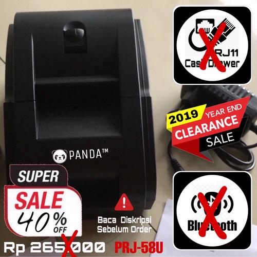 Foto Produk PRINTER KASIR STRUK KERTAS 58MM THERMAL PANDA USB (TANPA BLUETOOTH) dari PANDA RETAIL SOLUTIONS