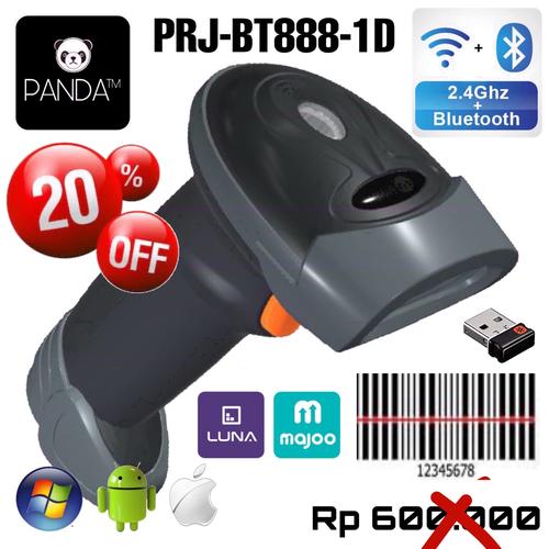 Foto Produk Wireless Bluetooth 1D Laser Barcode Scanner PANDA PRJ-393(Android,IOS) dari PANDA RETAIL SOLUTIONS
