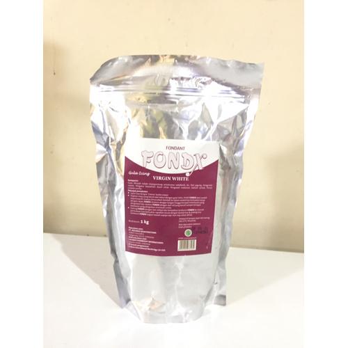Foto Produk Fondx virgin White 1kg - Fondant putih 1kg dari Kalimantan Toko