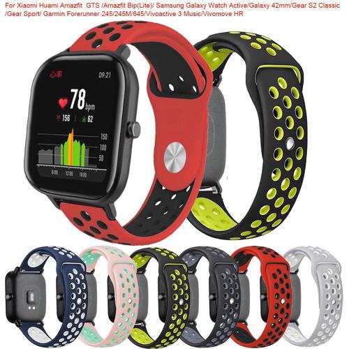 Foto Produk STRAP TALI JAM RUBBER SILIKON BAND NIKE XIAOMI HUAMI AMAZFIT GTS BIP dari strapwatchidn