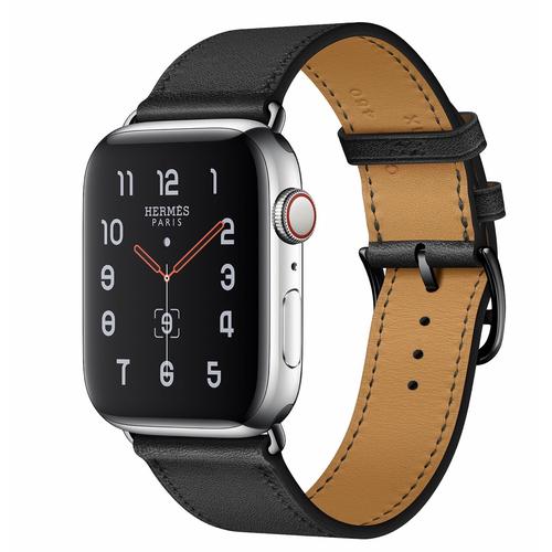 Jual Apple Watch Hermes 5 stainless 44mm single tour Silver case Black Stra  - Jakarta Selatan - Lux Travelers | Tokopedia