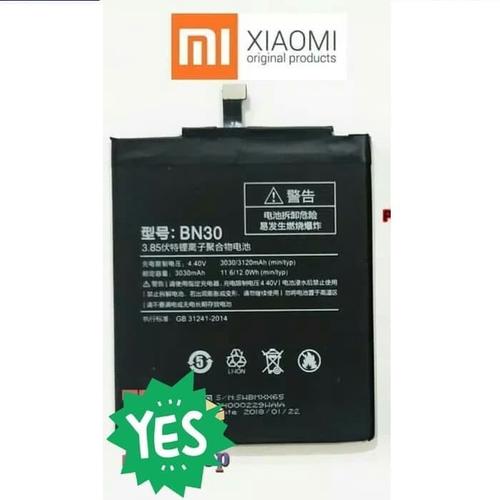 Foto Produk Baterai Batre Battery Original Xiaomi Redmi 4A BN30 dari Putinshop