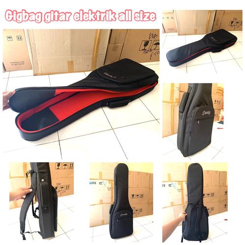 Foto Produk Gigbag/tas gitar elektrik hitam kuat dan empuk dari Sentanamusik