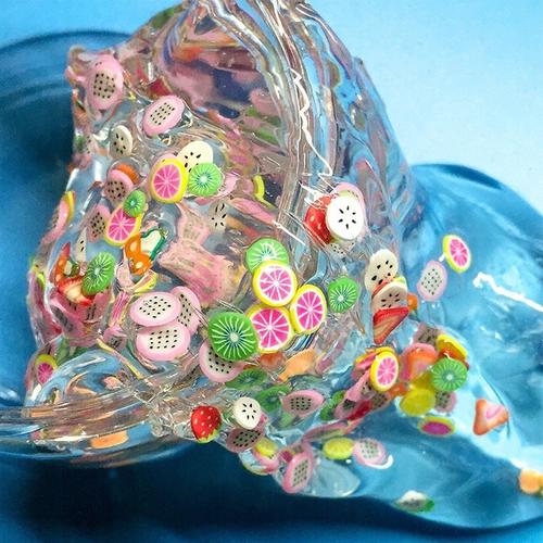Foto Produk FRUITY SLIME 100cc by CFORCLOVER / buah lucu goodie bag mainan anak dari Clover Lynn Store