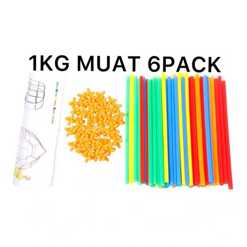 Foto Produk MAGIC STRAW LEGO PIPA ISI 110pcs dari STAR TOY's