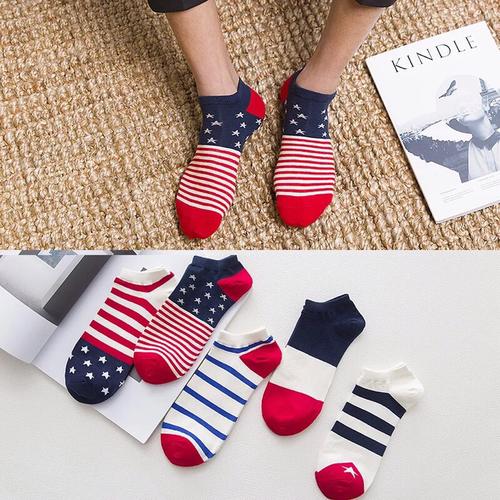 Foto Produk Kaos Kaki 5 Pasang Pendek Angkle dan Model Lucu - A005 dari Miles_Store