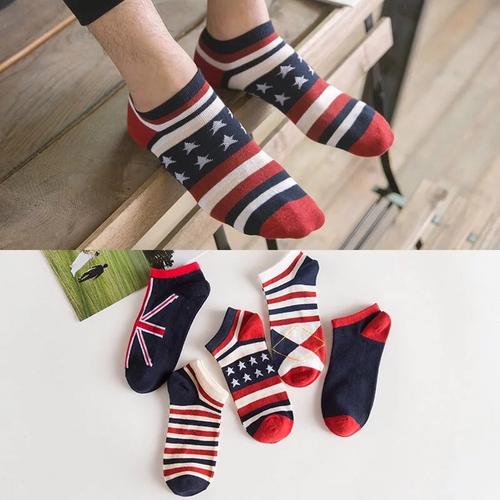 Foto Produk Kaos Kaki 5 Pasang Pendek Angkle dan Model Lucu - A007 dari Miles_Store